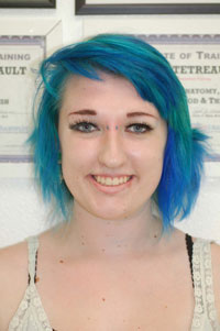Love the blue hair