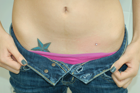 Love the tattoo and dermal combo